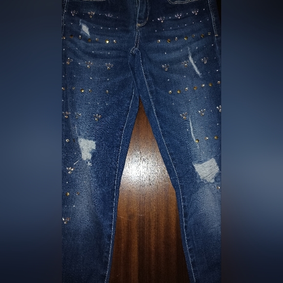 Blue Bebe stretch skinny ripped jeans - Picture 2 of 8